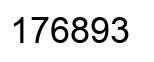 Número 176893 imagen negro
