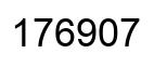 Número 176907 imagen negro