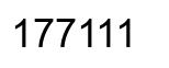 Número 177111 imagen negro