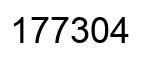Número 177304 imagen negro
