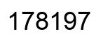 Número 178197 imagen negro