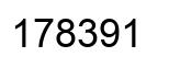 Number 178391 black image
