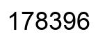 Number 178396 black image