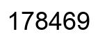 Número 178469 imagen negro