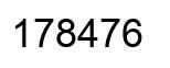 Número 178476 imagen negro