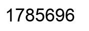 Número 1785696 imagen negro
