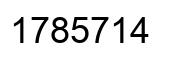 Número 1785714 imagen negro