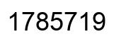 Número 1785719 imagen negro