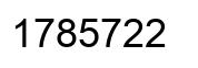 Número 1785722 imagen negro