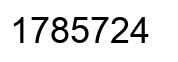 Número 1785724 imagen negro