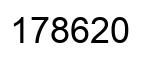 Número 178620 imagen negro
