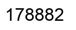 Number 178882 black image