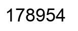 Número 178954 imagen negro
