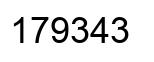 Número 179343 imagen negro