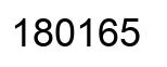 Número 180165 imagen negro