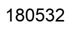 Número 180532 imagen negro