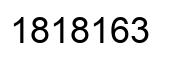 Número 1818163 imagen negro