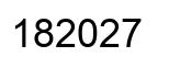 Número 182027 imagen negro