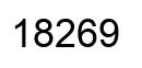 Número 18269 imagen negro
