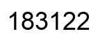 Número 183122 imagen negro