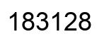 Número 183128 imagen negro