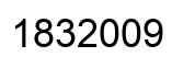 Número 1832009 imagen negro