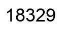 Número 18329 imagen negro