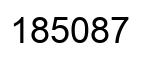 Número 185087 imagen negro