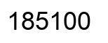 Número 185100 imagen negro