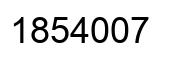 Número 1854007 imagen negro