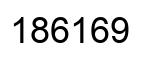 Número 186169 imagen negro