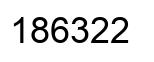 Número 186322 imagen negro