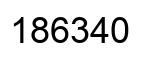 Número 186340 imagen negro