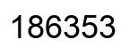 Número 186353 imagen negro