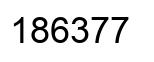Número 186377 imagen negro