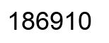 Number 186910 black image