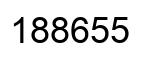 Número 188655 imagen negro