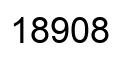 Number 18908 black image