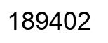 Número 189402 imagen negro