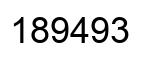 Número 189493 imagen negro