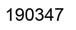 Número 190347 imagen negro