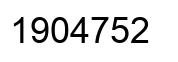 Número 1904752 imagen negro