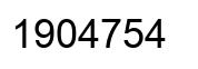 Número 1904754 imagen negro