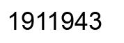 Número 1911943 imagen negro