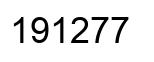 Número 191277 imagen negro