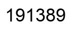 Número 191389 imagen negro