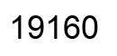 Número 19160 imagen negro