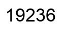 Número 19236 imagen negro