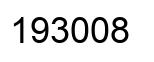 Number 193008 black image