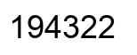 Número 194322 imagen negro